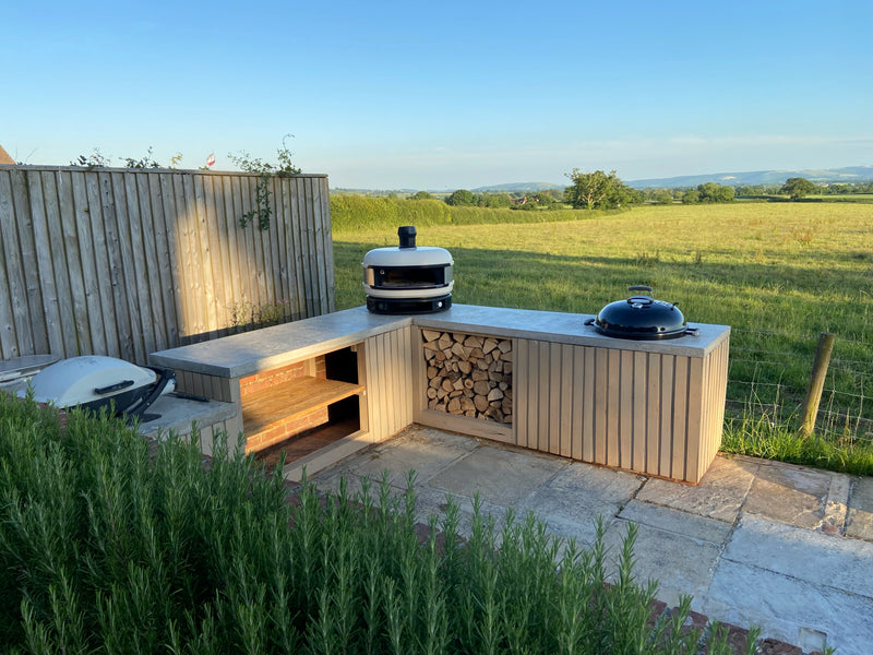 Outdoor Cast-In-Place Kitchen