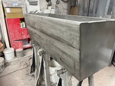 Getting Creative with GFRC: Casting Concrete Against Wood Grain for DIY Worktops