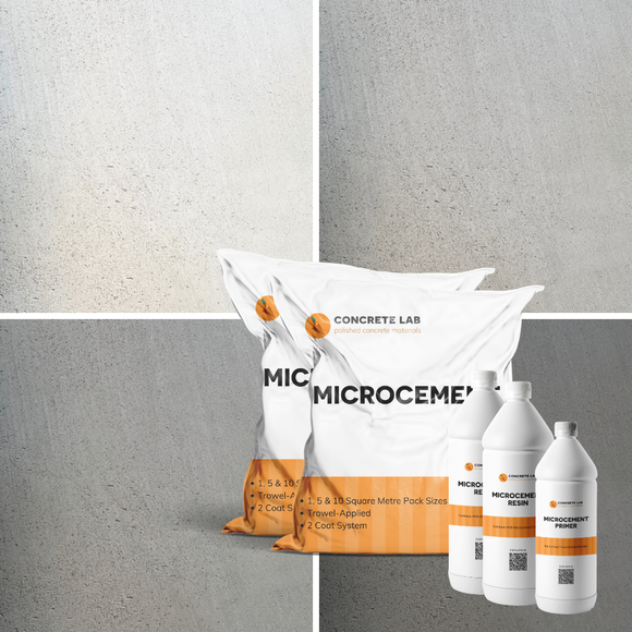 Microcement Colour Sample Pack – Real Cement Finish Swatches – Concrete Lab